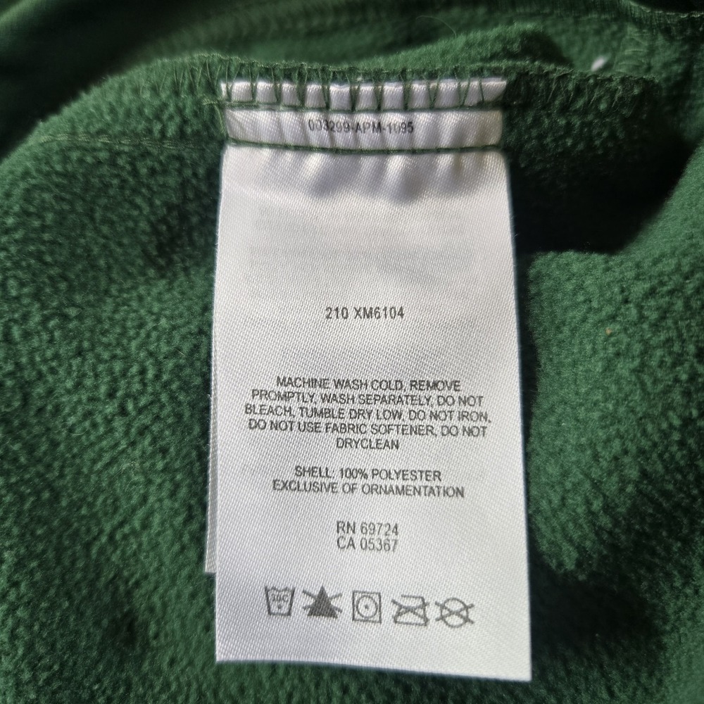 Columbia Michigan State Omni Shield Quarter Zip Mens‎ Lrg Jacket Go Green Sparty - Picture 8 of 8